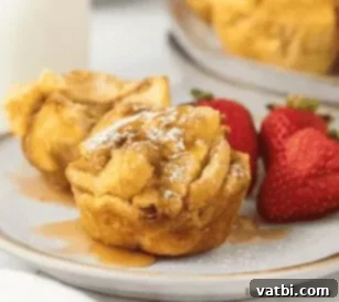 37 Must-Try Brunch Desserts 19 Baked French Toast Muffins with powdered sugar.