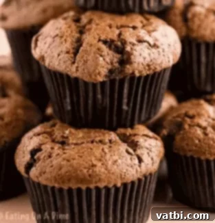 37 Must-Try Brunch Desserts 24 Double Chocolate Chip Muffins in paper liners.