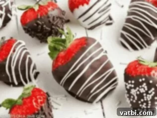 37 Must-Try Brunch Desserts 30 Chocolate Covered Strawberries arranged on a platter.
