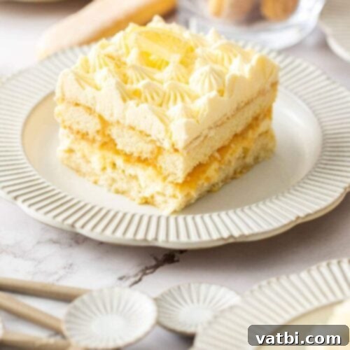 Lemon Tiramisu, a creamy and tangy no-bake dessert perfect for summer.