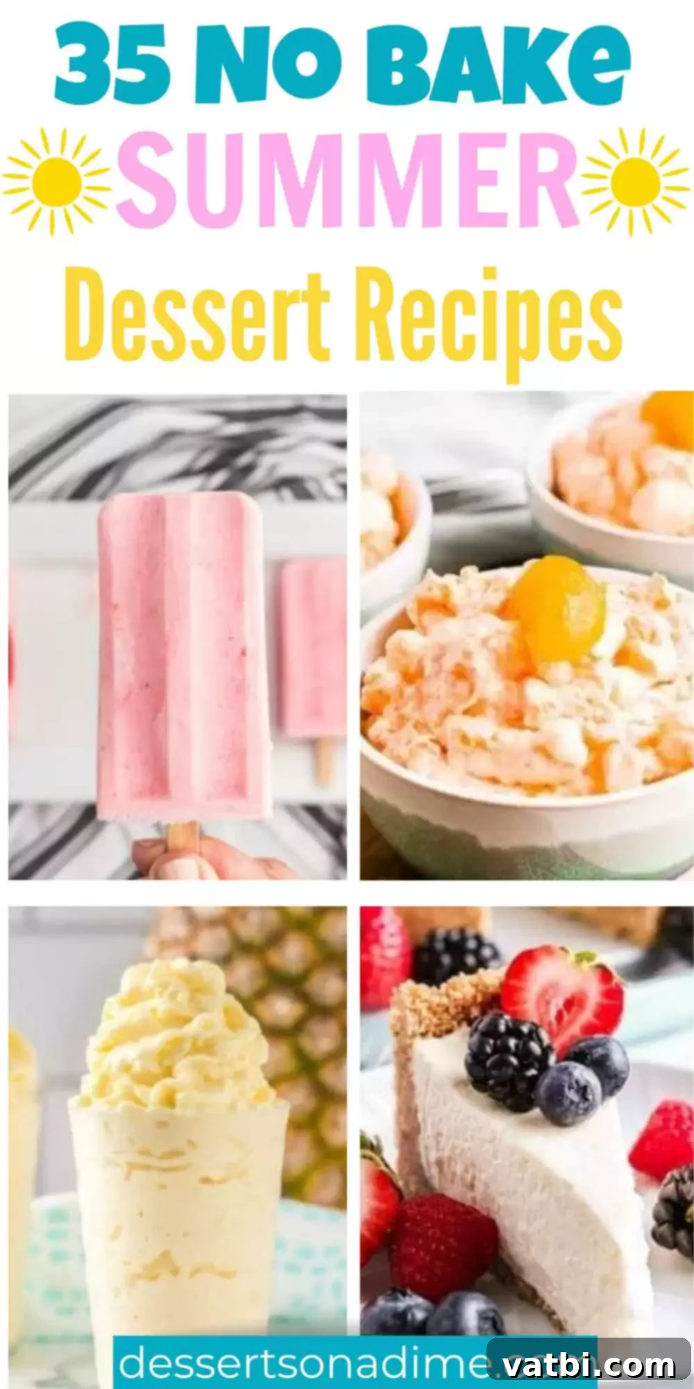 Enjoy simple, tasty, and easy no-bake summer desserts for a crowd. These refreshing recipes are perfect for keeping your kitchen cool.