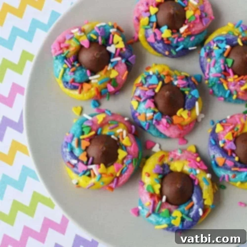 37 Magical Unicorn Desserts 29 Unicorn Poop Cookies, soft and moist with cream cheese dough and colorful sprinkles.