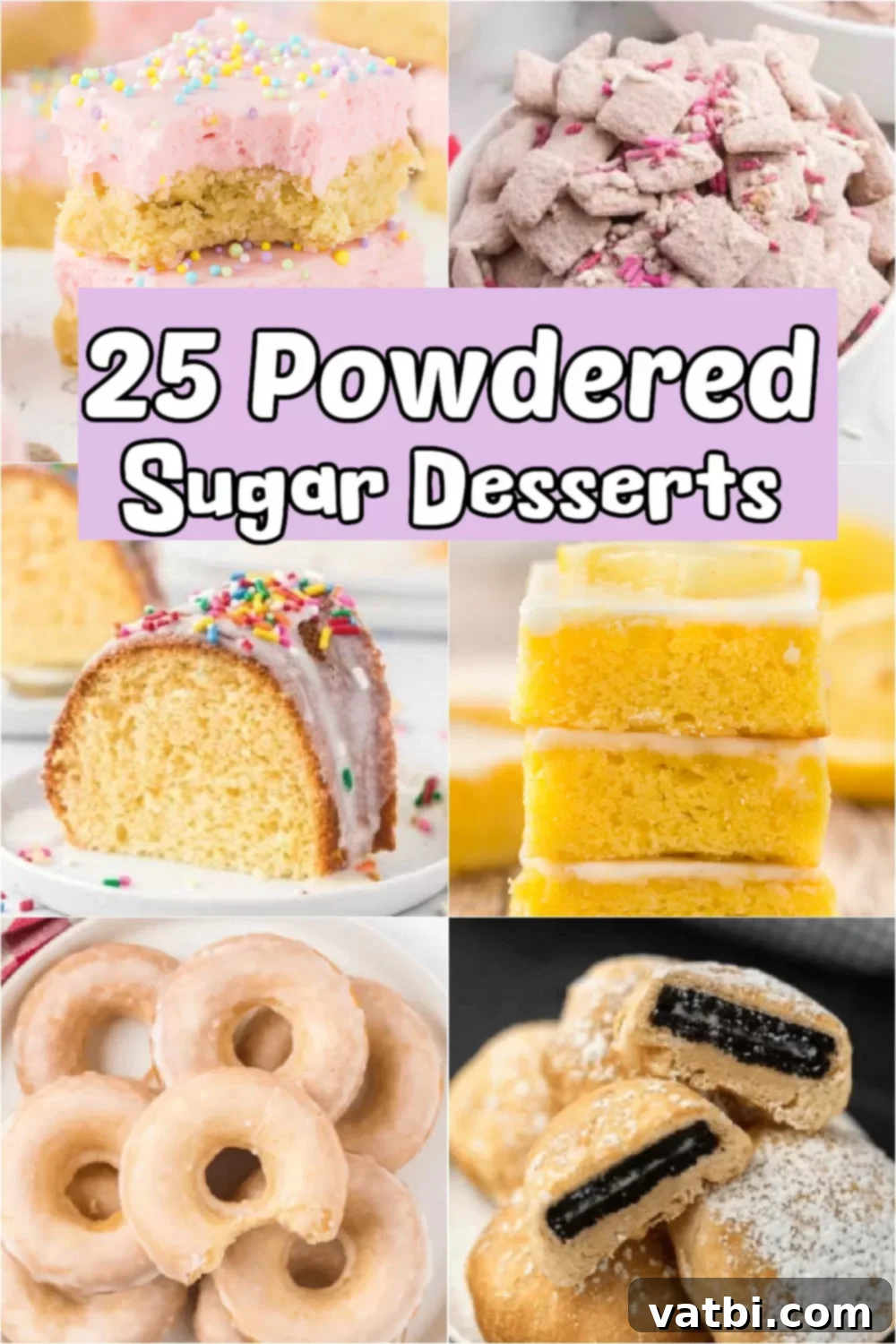 Dusted Dreams: 25 Powdered Sugar Indulgences 2 Experience a wonderful day with these easy to make powdered sugar desserts. Here are the 25 best powdered sugar dessert recipes that are absolutely delicious. Enjoy cookies, cookie bars, peanut butter balls and more. #dessertsonadime #powderedsugardesserts