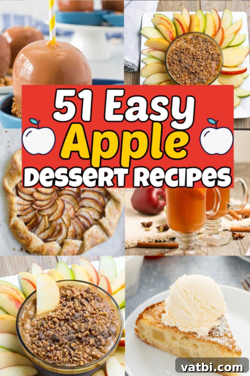 51 Effortless Apple Delights 2 When it’s fall season, you know it’s time for some apple desserts. Try out these 51 easy apple dessert recipes with fall flavor you can make at home. These are the best recipes with fresh apples you can make at home. 51 quick and easy options to try. #dessertsonadime #appledessertrecipes