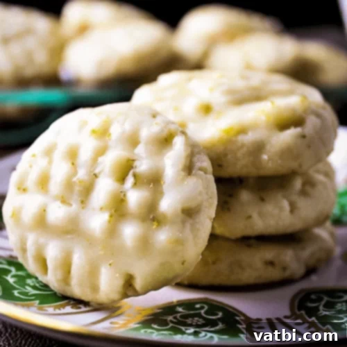 67 Zesty Lime Desserts 12 Lime-Glazed Easy Shortbread Cookies, buttery and zesty, made in 30 minutes with just 6 ingredients.