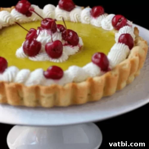 67 Zesty Lime Desserts 21 Cherry Lime Tart with a zesty lime crust, lime curd, and homemade maraschino cherries.