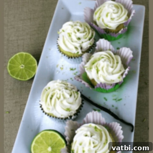 67 Zesty Lime Desserts 25 Vanilla Lime Curd Cupcakes with amazing flavor from Lime Curd and balance from Vanilla Cupcakes and Buttercream Frosting.