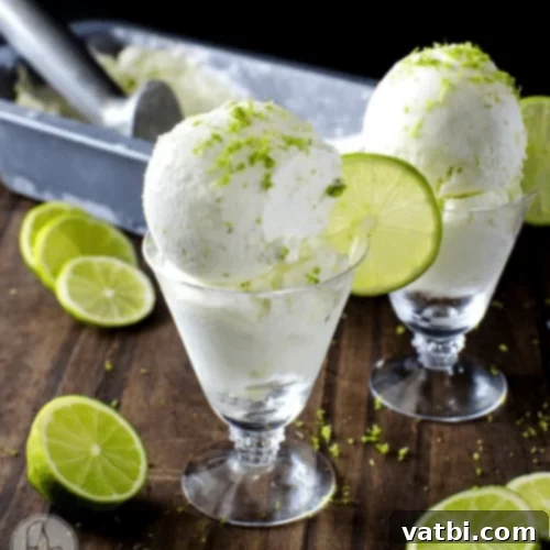 67 Zesty Lime Desserts 30 Tangy, salty, creamy, and refreshing Salted Lime Sherbet, super easy to make.