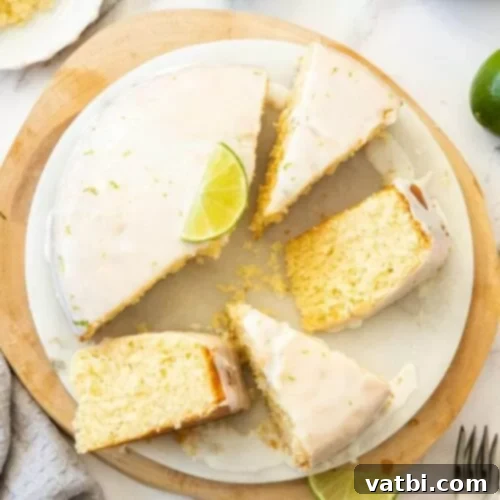 67 Zesty Lime Desserts 35 Lime and Coconut Cake with a soft and moist coconut cake and bright, zingy lime glaze.