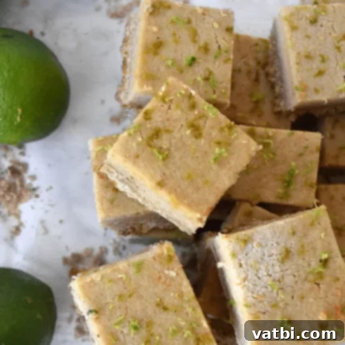 67 Zesty Lime Desserts 47 Gluten-Free Cashew Lime Bars made extra decadent with coconut cream and cashews.