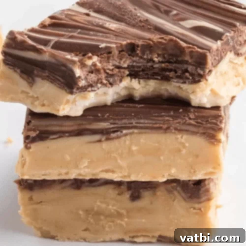 45 Festive Gluten-Free Christmas Delights 3 Swirled Tiger Butter Fudge, an easy 3-ingredient gluten-free dessert for chocolate and peanut butter lovers.