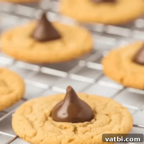 45 Festive Gluten-Free Christmas Delights 5 Gluten-Free Peanut Butter Kiss Cookies, a classic Christmas cookie with a chocolate kiss.