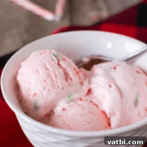 45 Festive Gluten-Free Christmas Delights 18 Swirled No-Churn Peppermint Ice Cream, a refreshing gluten-free holiday dessert.