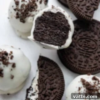 45 Festive Gluten-Free Christmas Delights 21 Decadent Gluten-Free Oreo Truffles, a perfect no-bake treat for the holidays.