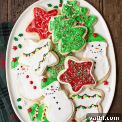 45 Festive Gluten-Free Christmas Delights 23 Decorated Gluten-Free Sugar Cookies, perfect for festive Christmas baking.