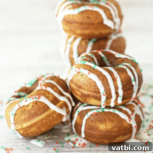 45 Festive Gluten-Free Christmas Delights 24 Spiced Gingerbread Donuts, a delicious gluten-free alternative to Christmas cookies.