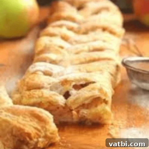 45 Festive Gluten-Free Christmas Delights 30 A slice of Gluten-Free Apple Strudel, a comforting and classic Christmas dessert.