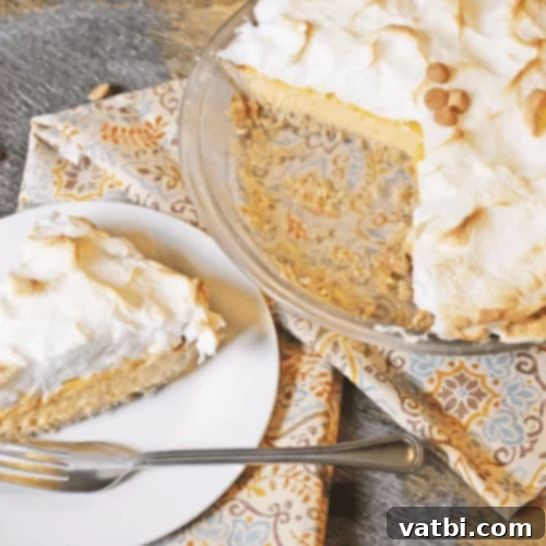Thanksgiving Dessert Perfection: 35 Gluten-Free Pies 11 A homemade butterscotch pie being gracefully sliced, revealing its creamy, golden filling and inviting texture.
