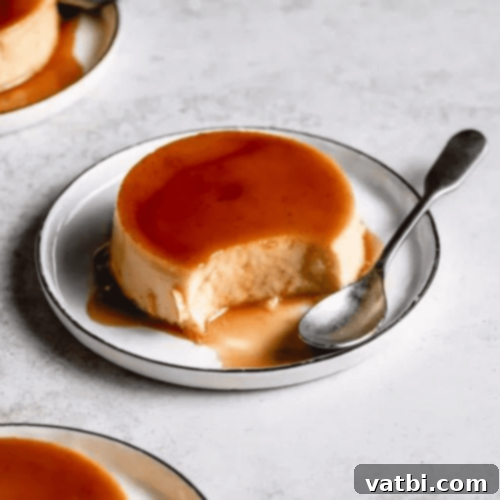 Classic Caramel Flan dessert.
