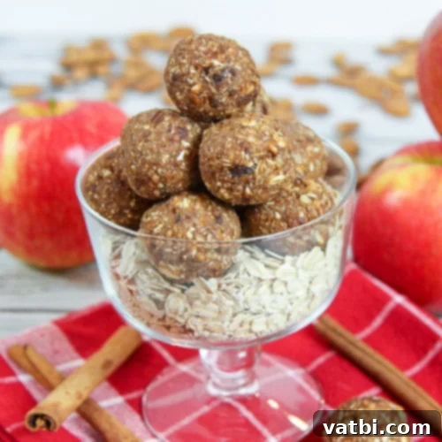 Bake-Free Bliss: 69 Easy Pie Recipes 39 No Bake Apple Pie Bites, bite-sized dessert balls.