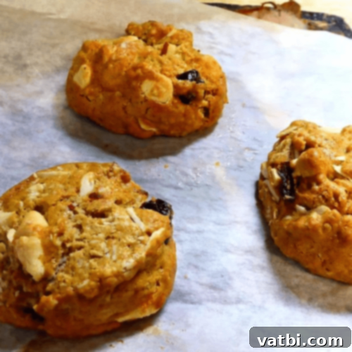 Air Fryer White Chocolate-Cranberry-Almond Cookies