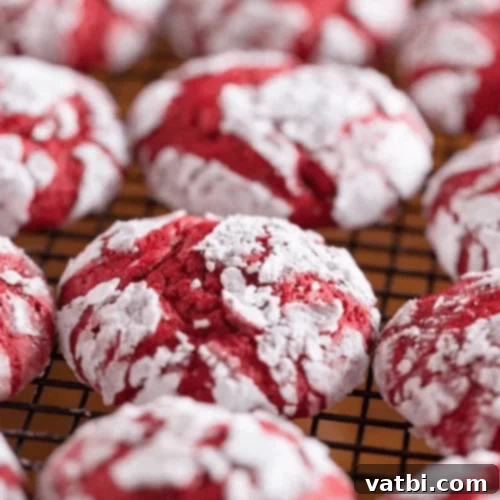 Air Fryer Red Velvet Cake Mix Cookies