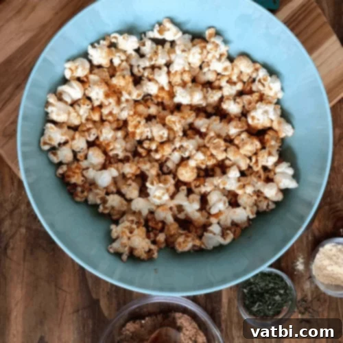 Gourmet Popcorn Creations 15 Barbecue Popcorn with an easy BBQ seasoning mix.