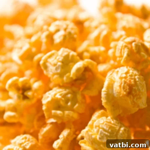 Gourmet Popcorn Creations 29 Curry Spiced Homemade Popcorn with curry powder and cumin.