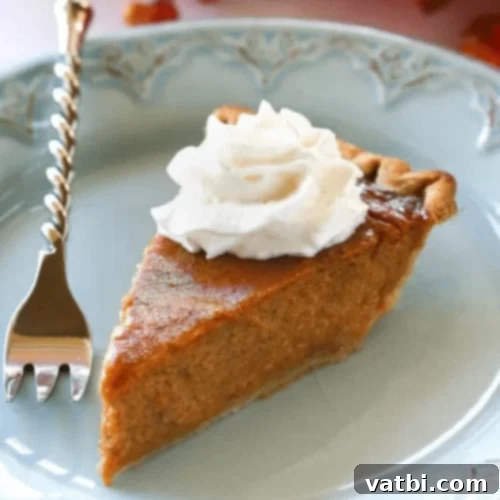 53 Holiday Eggnog Delights 10 Pumpkin Eggnog Pie, a lighter twist on classic pumpkin pie.