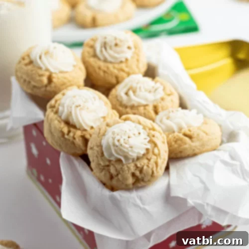 53 Holiday Eggnog Delights 12 Sweet and tasty eggnog thumbprint cookies, great for gifting.