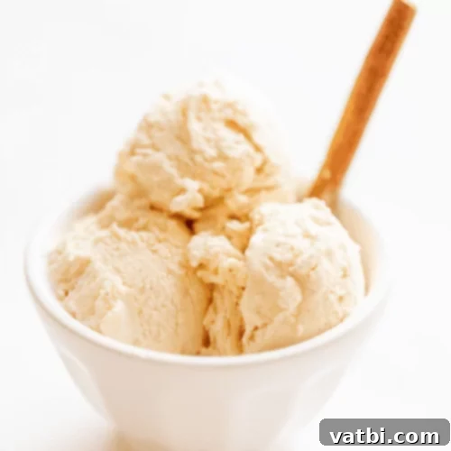 53 Holiday Eggnog Delights 14 Quick and easy eggnog ice cream, a festive Christmas dessert.