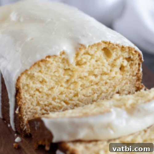 53 Holiday Eggnog Delights 21 Eggnog quick bread with a sweet eggnog glaze, perfect for holidays.