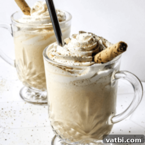 53 Holiday Eggnog Delights 33 Homemade eggnog milkshake, a McDonald's copycat recipe.