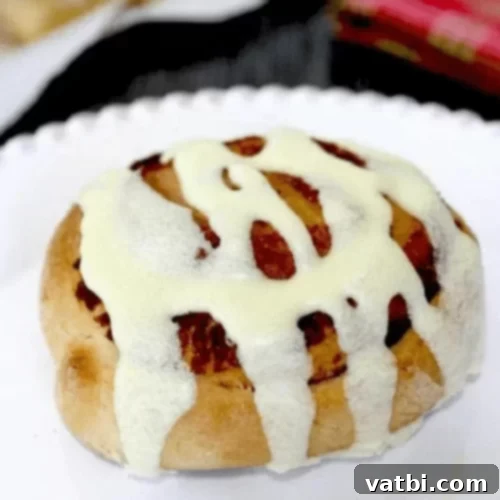 53 Holiday Eggnog Delights 4 Eggnog cinnamon rolls, a perfect holiday morning breakfast.