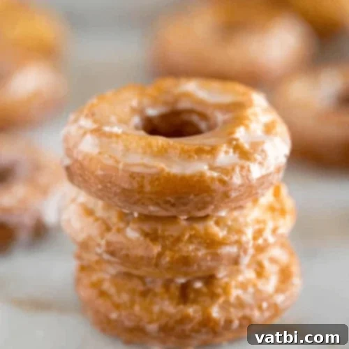 Irresistible Donut Ideas 8 Old fashioned sour cream donuts with a simple glaze.