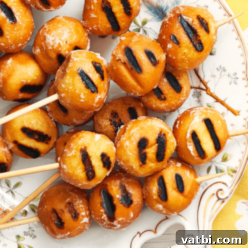 Irresistible Donut Ideas 15 Doughnut hole kebabs with dipping sauces.