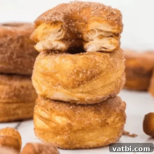 Irresistible Donut Ideas 4 Easy canned biscuit donuts coated in cinnamon sugar.