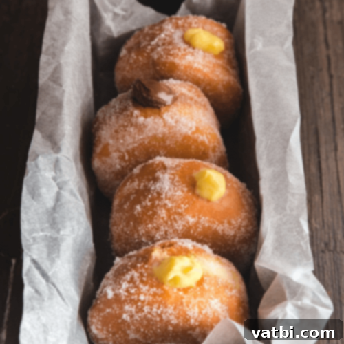 Irresistible Donut Ideas 48 Bomboloni, Italian filled donuts rolled in sugar.