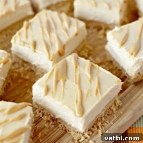 Peanut Butter Cheesecake Bites drizzled with chocolate.