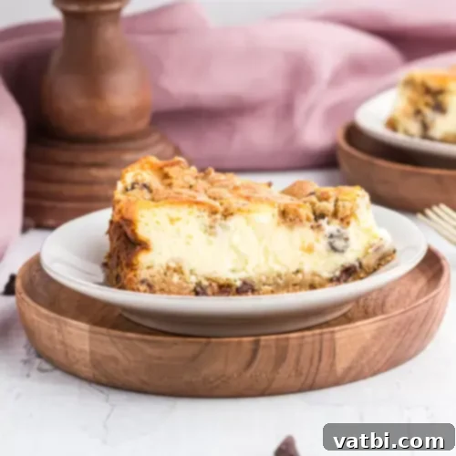 Chocolate Chip Cookie Cheesecake with cookie dough topping.