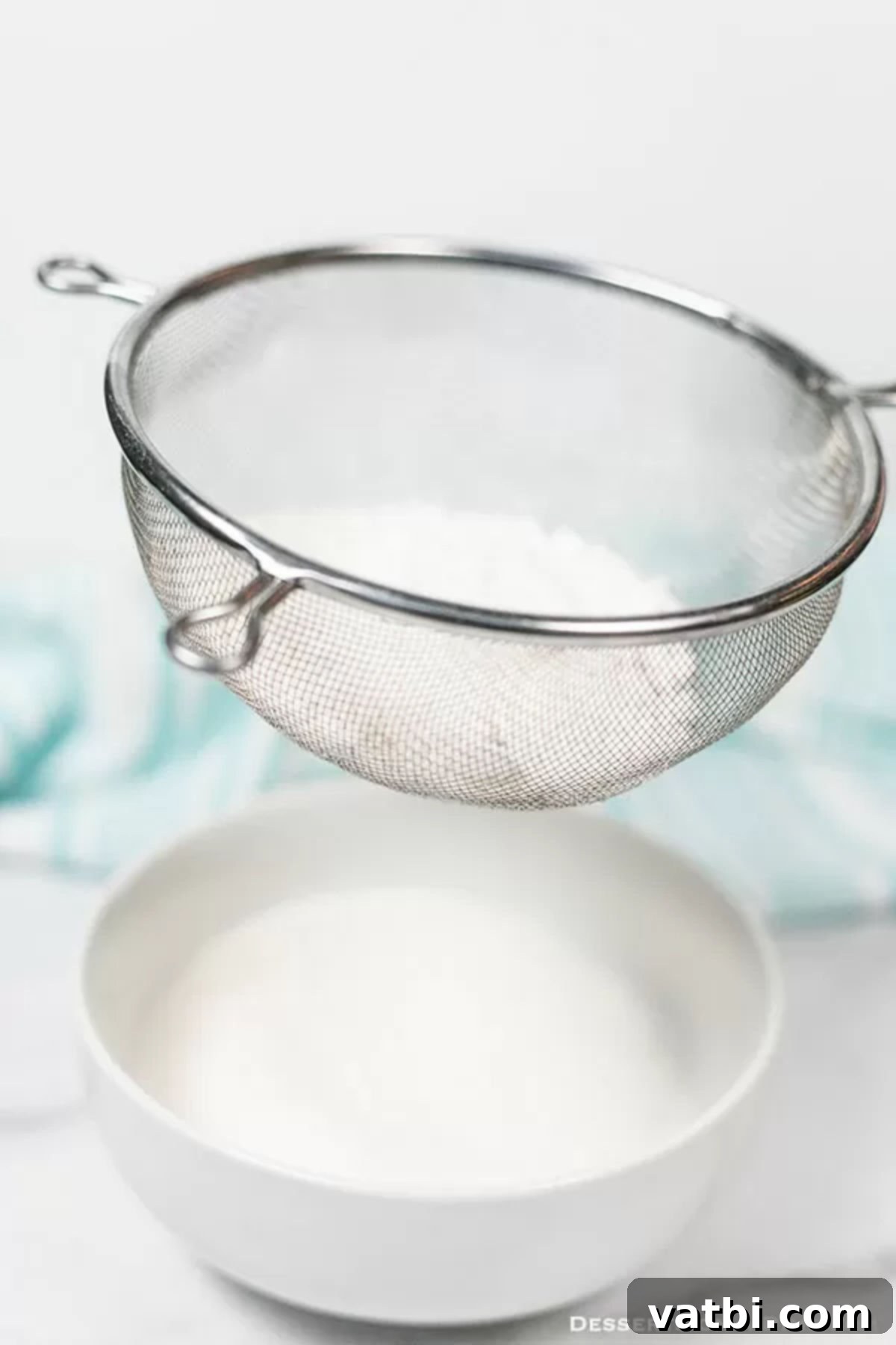 Flour sifted until fine. 
