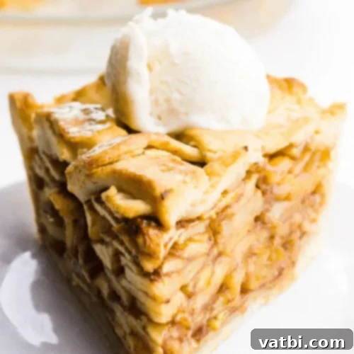 Autumn Apple Bakes 11 Vegan Apple Pie with a perfectly flaky crust and sweet apple filling.