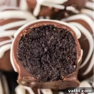 Festive Candy Treats 24 No Bake Oreo Balls Recipe, an easy no-bake treat that looks fancy.