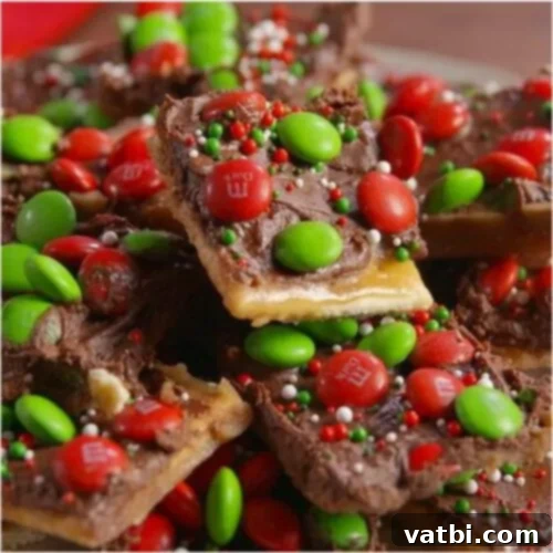 Festive Candy Treats 31 Sweet & Salty Holiday Toffee, a perfect blend of sweet and salty flavors.