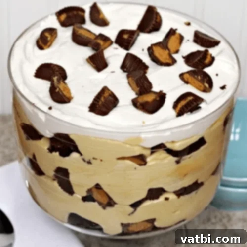Decadent Reese's Desserts 10 Reese’s Heavenly Peanut Butter Trifle