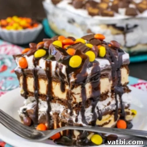 Decadent Reese's Desserts 17 Reese’s Ice Cream Cake