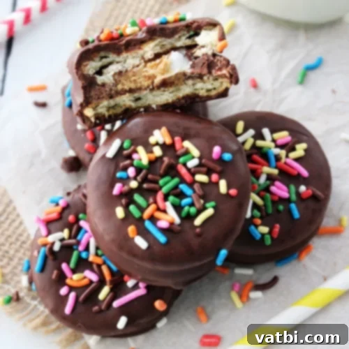 Decadent Reese's Desserts 24 Reese’s Marshmallow Ritz Cracker Sandwich