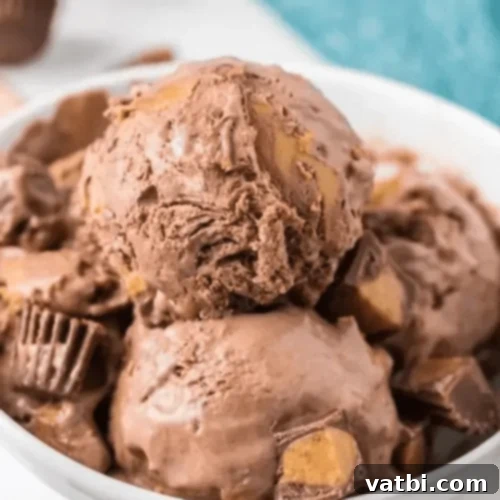 Decadent Reese's Desserts 4 Reese’s Peanut Butter Ice Cream
