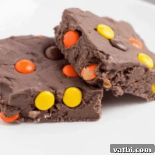 Decadent Reese's Desserts 31 Reese’s Pieces Fudge