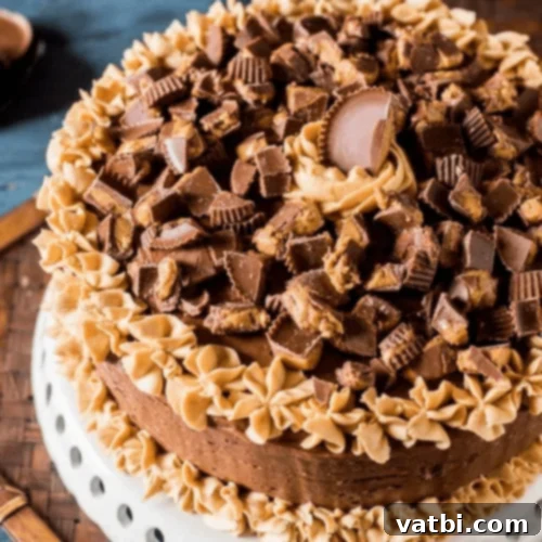 Decadent Reese's Desserts 5 Reese’s Peanut Butter Cake